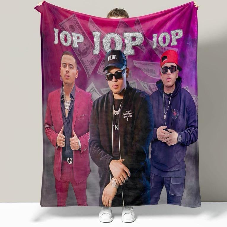 Fuerza Regida soft Throw Blanket JOP Urban Street Legends Throw Blanket Money Vibes & Bold Style 50x60 inches Microfiber Fleece for Bed Sofa or Wall Display
