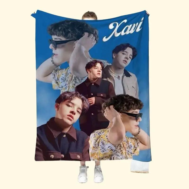 Xavi soft Blanket Cobija Juvenil Estilo Pop – Diseño Moderno y Decorativo musical   unisex
