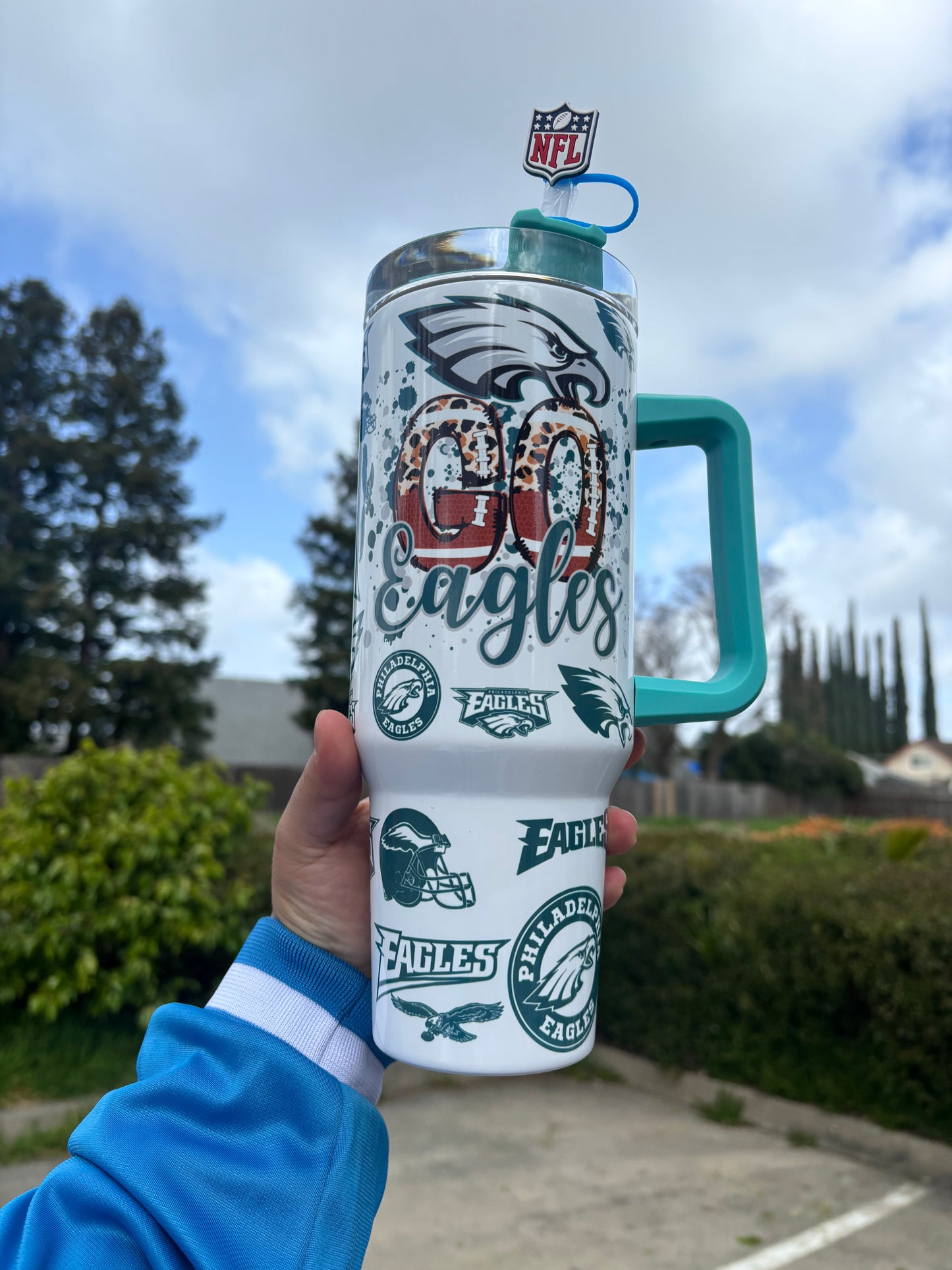EAGLES football 40oz STANLEY