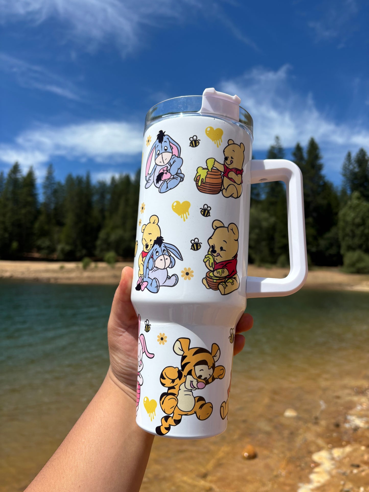 WINNIE THE POOH and FRIENDS 40oz Tumbler STANLEY Dupe cup