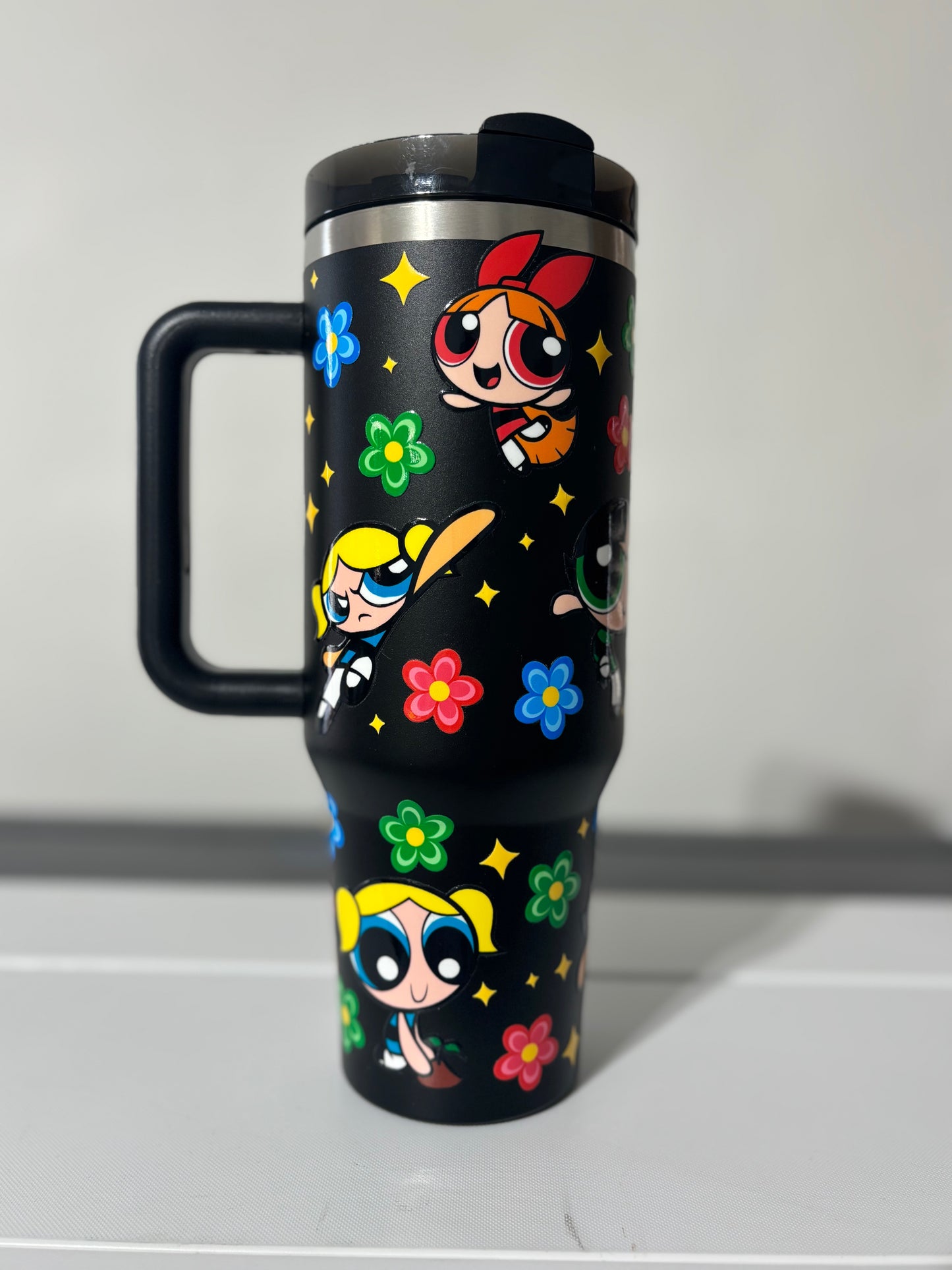 Powerpuff Girls 40oz Tumbler (STANLEY Dupe)