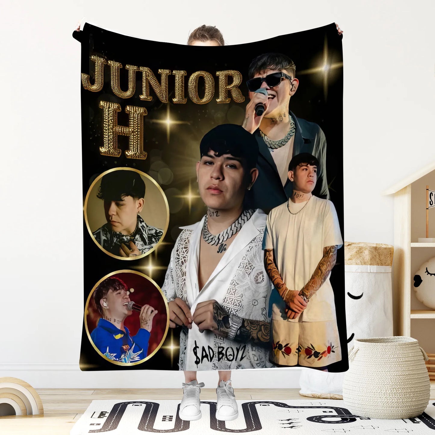 Junior H gold soft Blanket