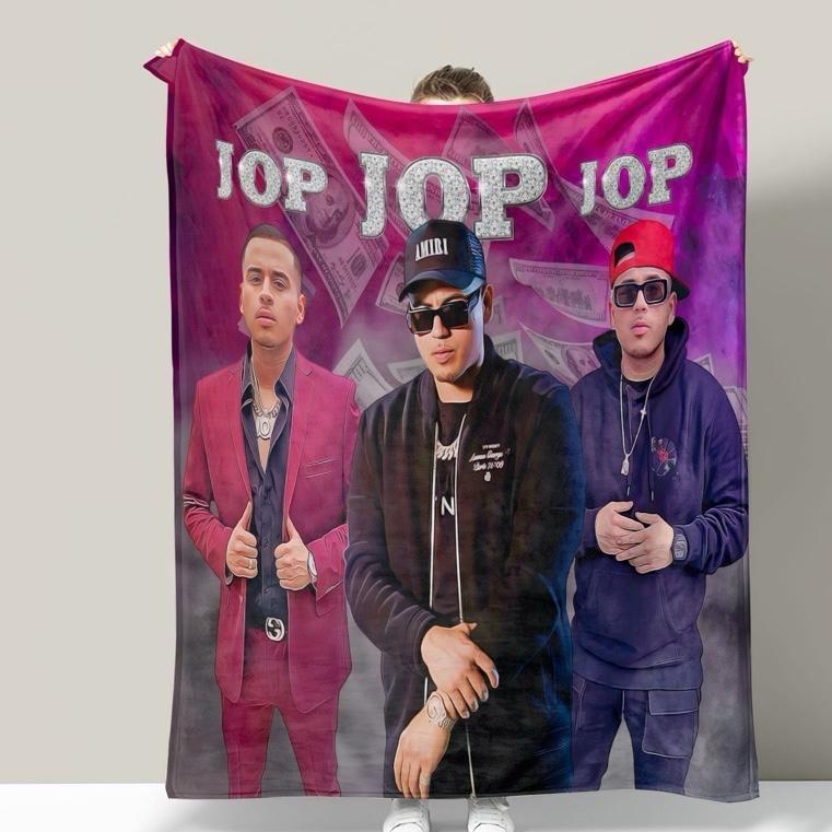 Fuerza Regida soft Throw Blanket JOP Urban Street Legends Throw Blanket Money Vibes & Bold Style 50x60 inches Microfiber Fleece for Bed Sofa or Wall Display