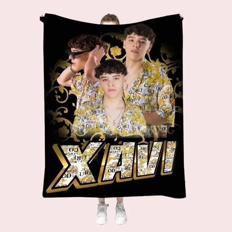 Xavi Urban Style Blanket for Teens Cobija Juvenil 50in x 60in Ultra Soft Polar Microfiber Modern Bedroom Accessory Gift for Trendy Teens