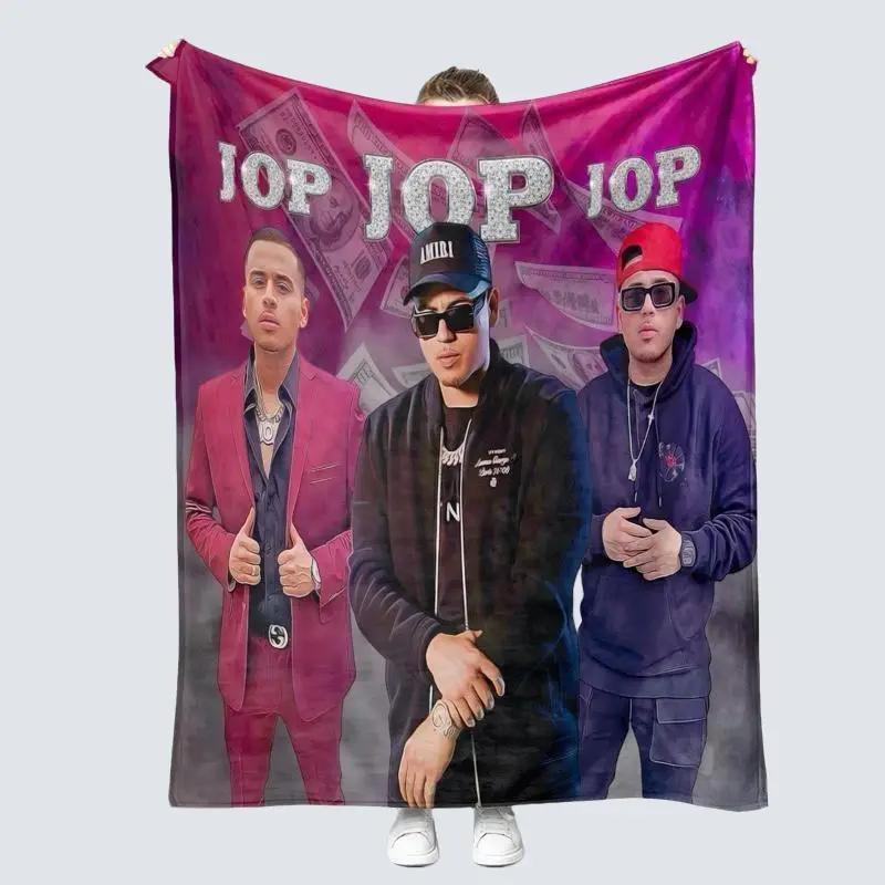 Fuerza Regida soft Throw Blanket JOP Urban Street Legends Throw Blanket Money Vibes & Bold Style 50x60 inches Microfiber Fleece for Bed Sofa or Wall Display