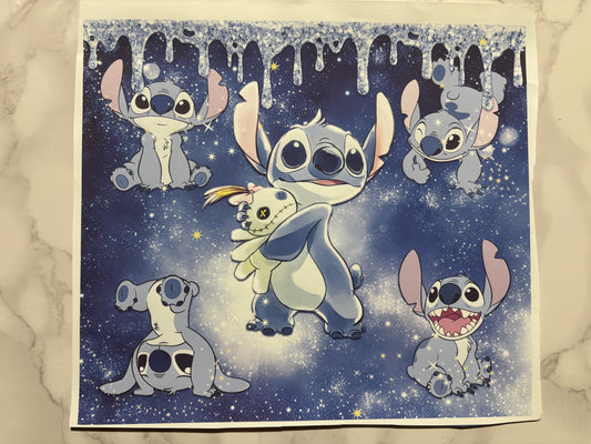 Stitch blue sublimation 20oz Print