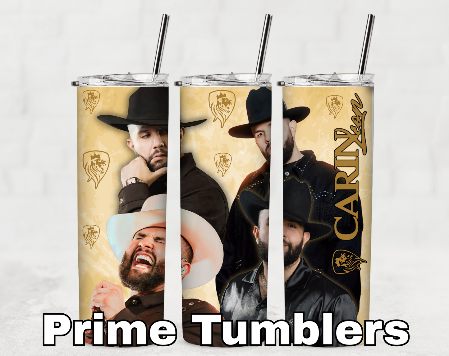 Carin Leon tan Tumbler PNG Mexican Singer
