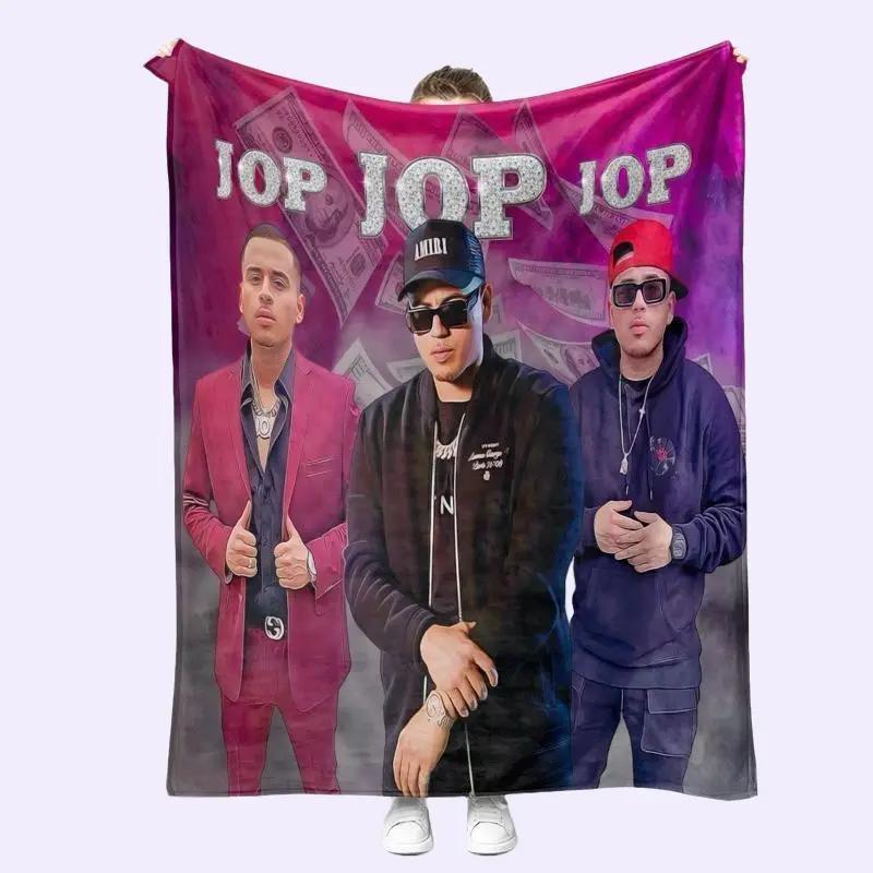 Fuerza Regida soft Throw Blanket JOP Urban Street Legends Throw Blanket Money Vibes & Bold Style 50x60 inches Microfiber Fleece for Bed Sofa or Wall Display