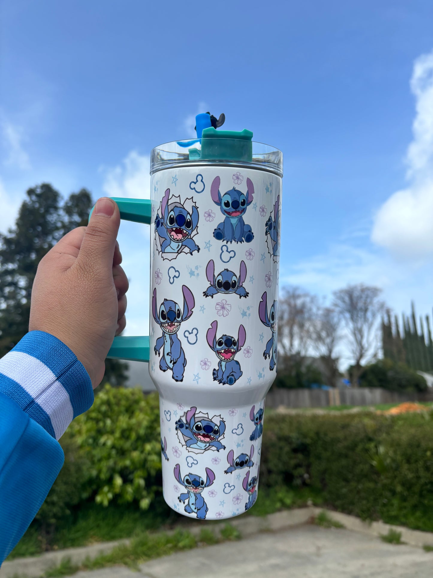 STITCH teal 40oz Tumbler STANLEY cup HK