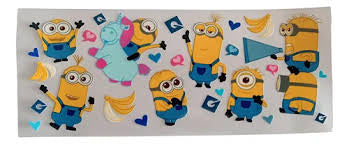 Despicable Me and Minions 16oz UVDTF cup wrap, ready to apply STICKERS The Rise of Gru