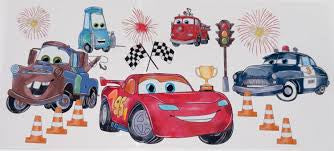Disney/Pixar movie CARS Lightning McQueen, Mater, Sheriff,  Guido, Luigi and Red 16oz UVDTF cup wrap, ready to apply STICKERS Decals car