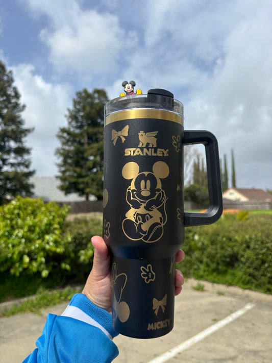 Disney Characters Mickey and Minnie Mouse 40oz Tumbler (STANLEY Dupe) Disneyland