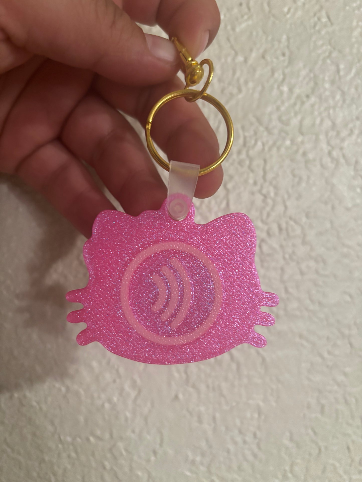 NFC tag KEYCHAIN HELLO KITTY Social Media (pink)