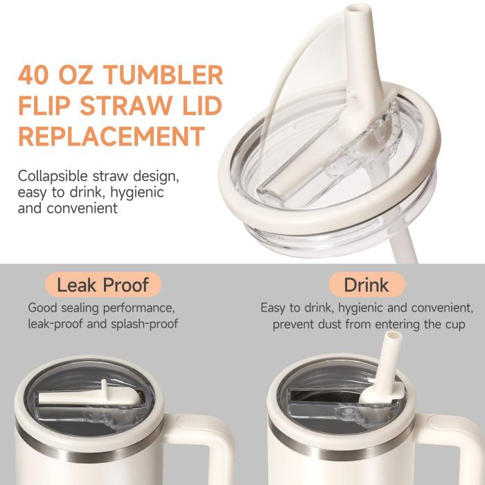 40oz Flip top replacement spillproof LID