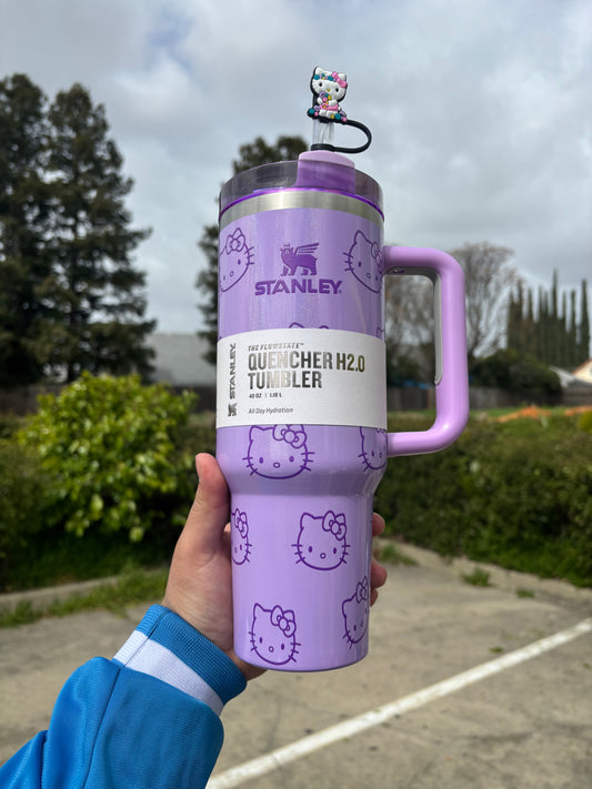 HELLO KITTY purple 40oz Tumbler STANLEY cup